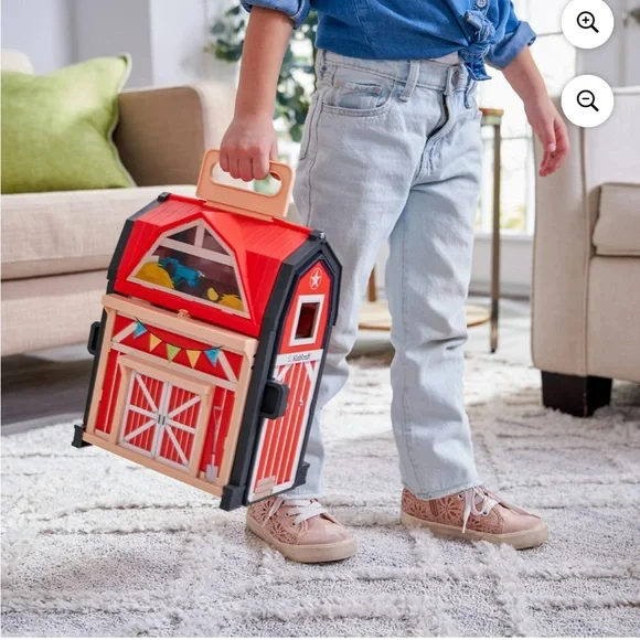 KidKraft Tote-ables'™ Portable Barn Dollhouse - Picture 15 of 15